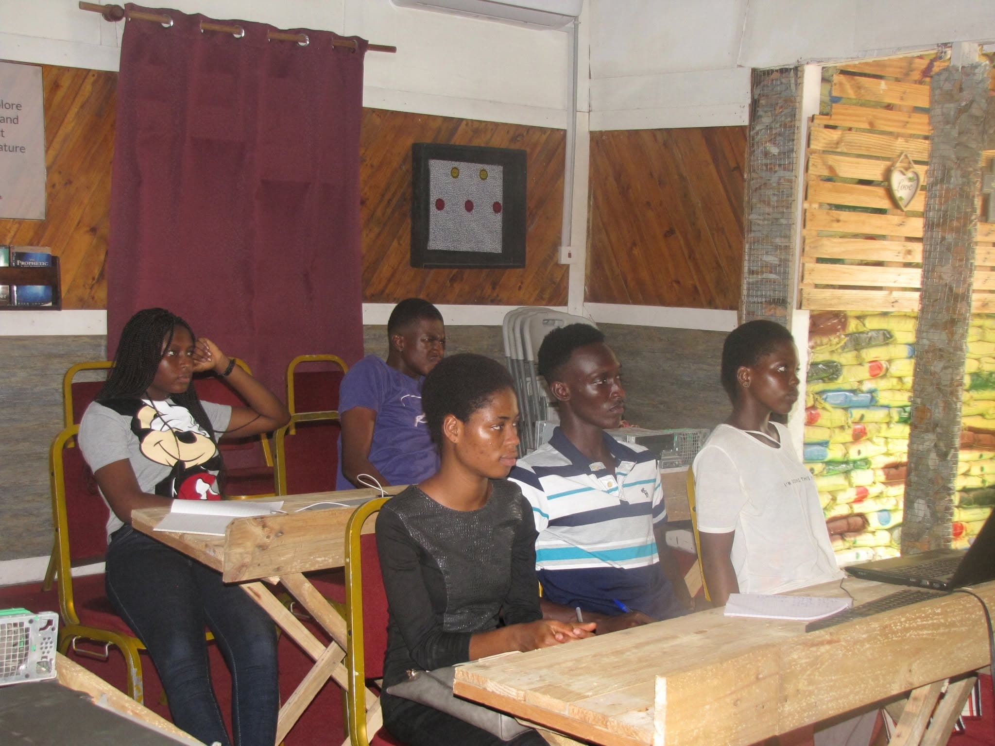 Learners in a classroom setting